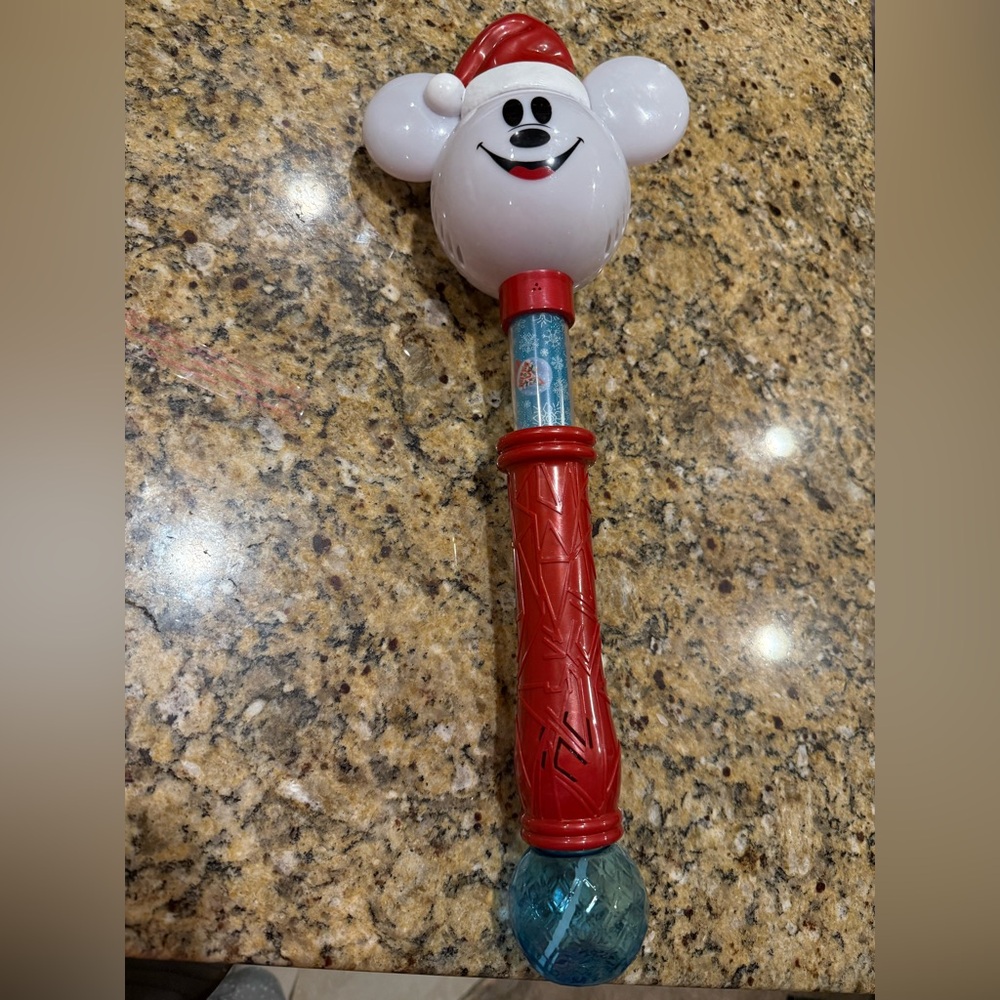 Disney Mickey Mouse‎ Light and Sound Holiday bubble wand